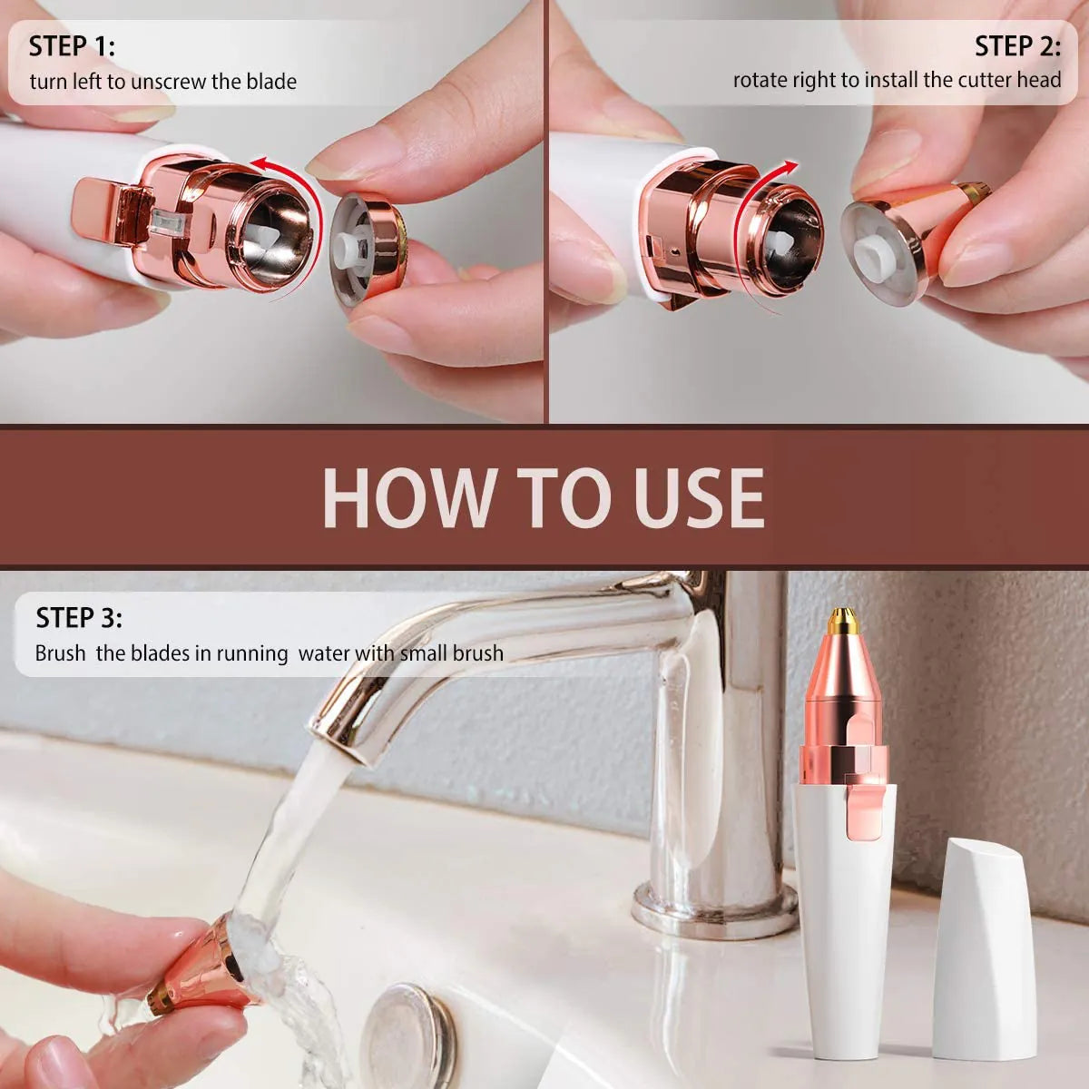 2-in-1 Eyebrow Trimmer