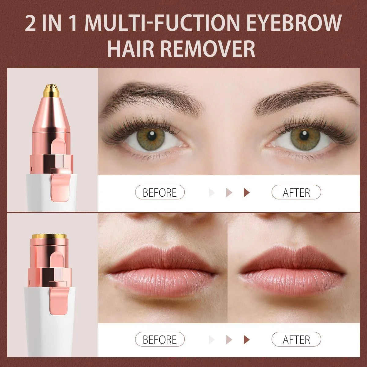 2-in-1 Eyebrow Trimmer
