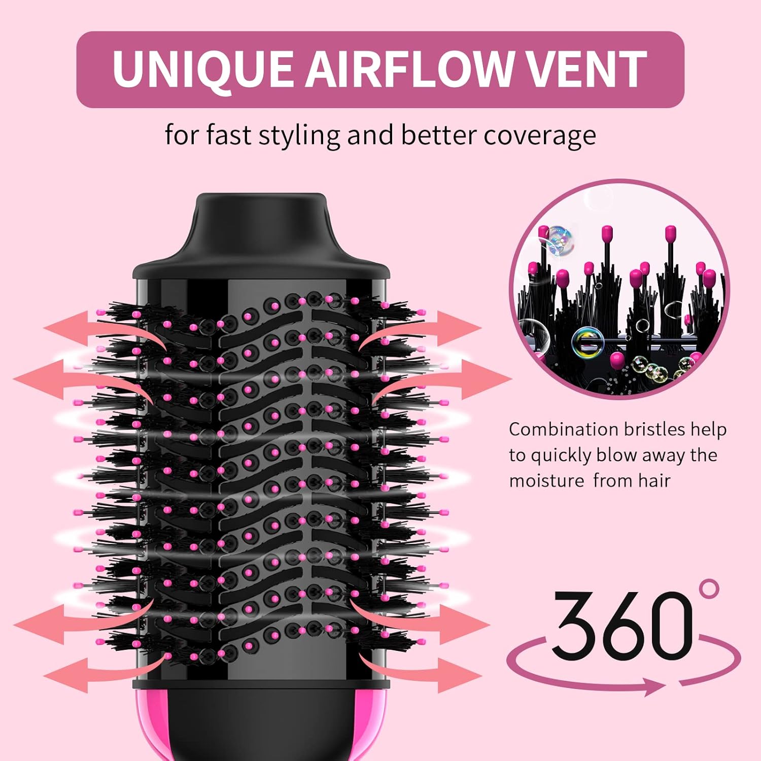 3-in-1 Volumizer Hair Dryer and Hot Air Brush