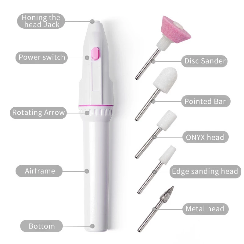 Nail Art Drill 5-in-1