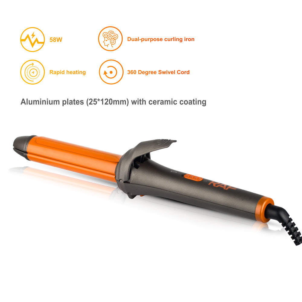 2-in-1 Hair Curler & Straightener