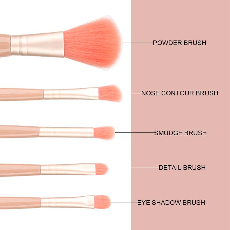 Makeup Brush Set 5pcs