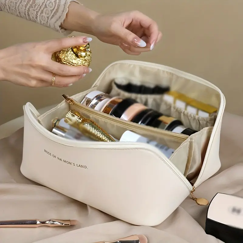 Leather Makeup Pouch