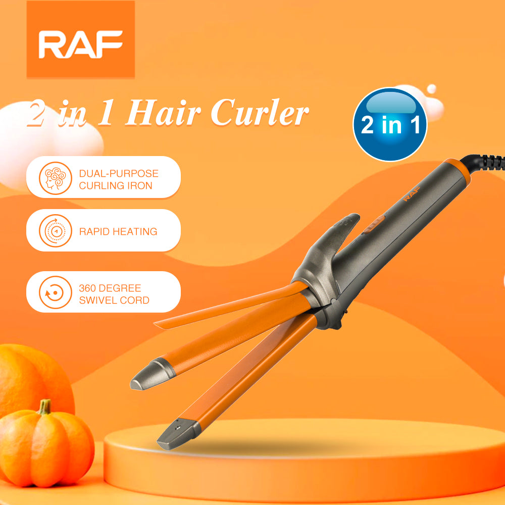 2-in-1 Hair Curler & Straightener
