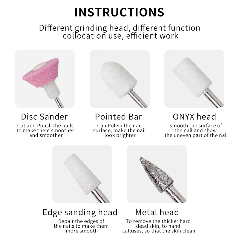 Nail Art Drill 5-in-1
