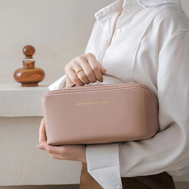 Leather Makeup Pouch