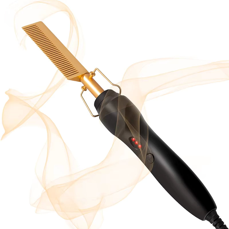 2-in-1 Hot Comb Straightener