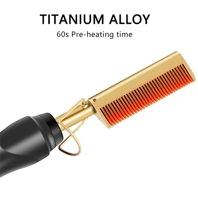 2-in-1 Hot Comb Straightener